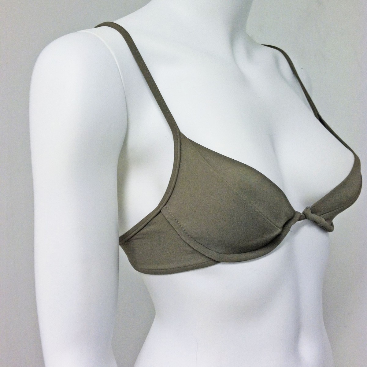 CK Calvin Klein Swimwear Women's Underwire Demi Bikini Top Bathing