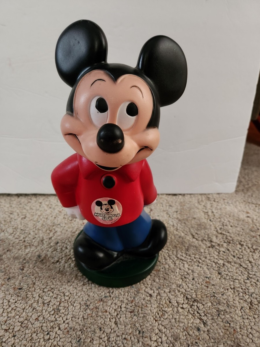 Vintage 1960's Walt Disney Mickey Mouse Club Hard Plastic