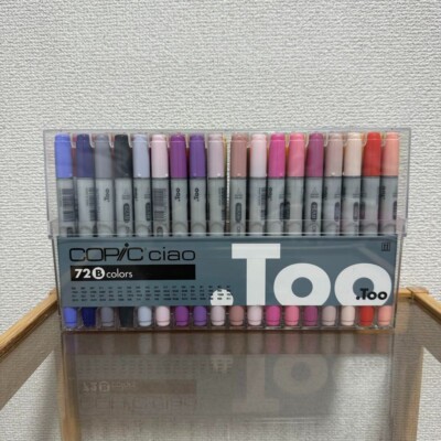 TOO Copic Ciao 72 Colors B Set Pens Markers Color Marker Tested All Have Ink JP