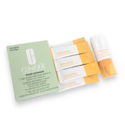 Clinique Fresh Pressed 7-Day System With Pure Vitamin C - Full Size [NIB Sealed]