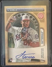 2021 Topps Gypsy Queen Luis Garcia On Card Auto Bazooka Back /25 Nationals