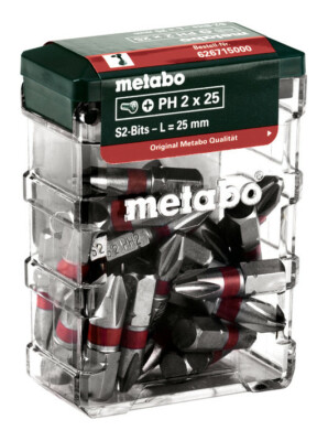 Metabo Bit-Box PH2, SP, 25-teilig - 626715000