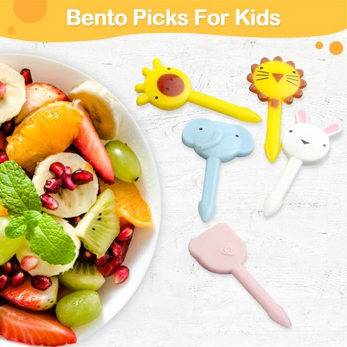 20PCS Bento Kids Food Sticks Cute Toddler Sticks Kids Sticks Food Tools - Picture 4 of 9