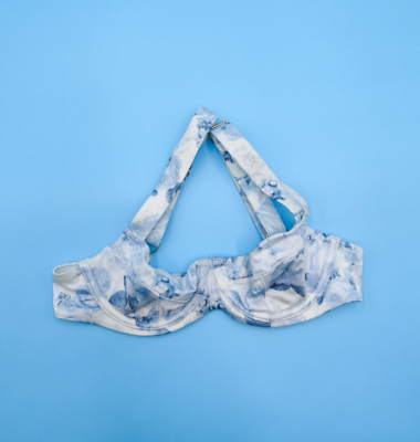 Victoria's Secret セパレート水着 32A Victorias Secret Blue White Floral 32A Wicked Sling Bikini Top VS