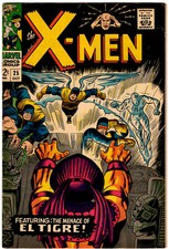 X-MEN #25 - OCTOBER 1966 - SILVER AGE - MARVEL COMICS CLASSIC - 1st EL TIGRE