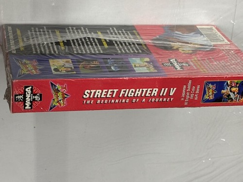 Street Fighter V Vol. 1-2, 6, 7, 10 VHS Set Subtitled English Pioneer *See Cond. - Imagen 3 de 3