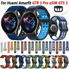 Sport Strap For Huami Amazfit GTR 42mm 47mm/GTS 3 2 2E/Bip S Silicone Watch Band