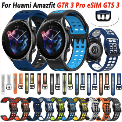 Sport Strap For Huami Amazfit GTR 42mm 47mm/GTS 3 2 2E/Bip S Silicone Watch Band