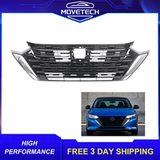 Front Bumper Upper Grille Fits 2024-2025 Nissan Sentra S SV 62310-6LY0A