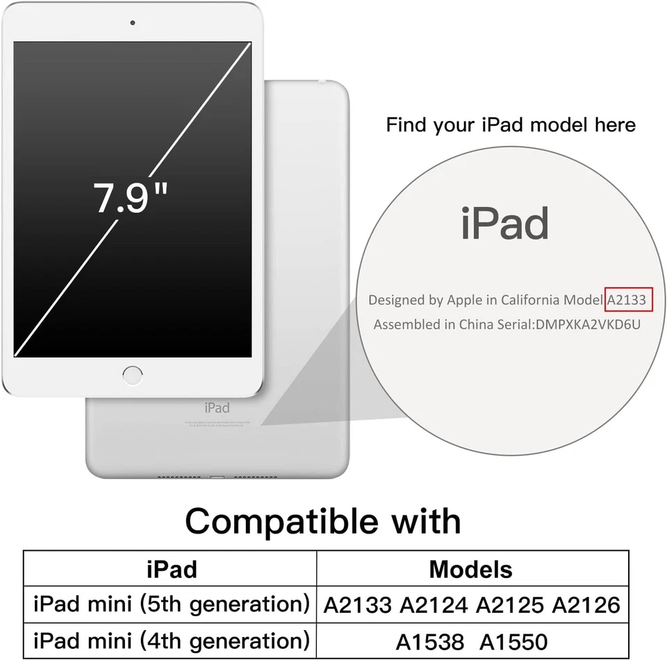 GRIFFIN iPad (Mini 5th/4th) Gen Generation 7.9" Case Kids Shockproof Stand Cover - Image 3 of 4