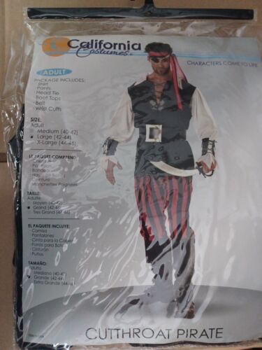 California Costumes 01318 Adult Cutthroat Pirate