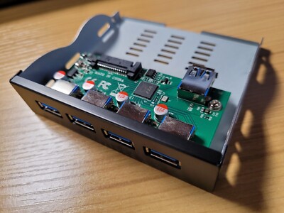 SEDNA - USB 3.2 Gen II ( 10Gbps ) 4 Port ( 4A ) Internal Hub ( Floppy Bay )