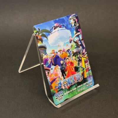One Piece 25th Quo Card Super Rare Phone Card Tradeing Jump Japan