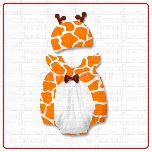 New Baby Boys Olaf Animal Cattoon Costume Bodysuit Outfit Romper Cloth Set Hat - Picture 13 of 66