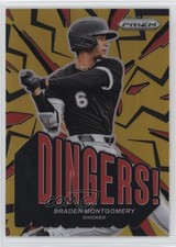 2025 Panini Prizm Dingers! Red Prizm 93/199 Braden Montgomery #21 1d0h