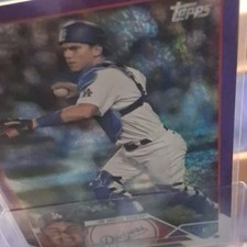 Topps Will Smith #588 Los Angeles Dodgers Foil Parallel MLB Baseball Card