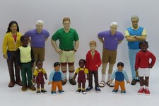 Lot of 12 Vintage 1994 Lakeshore Learning Community Block Play People Figures