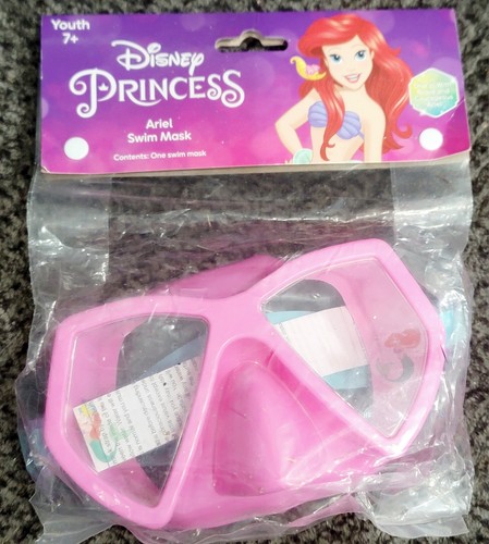DISNEY Princesa Ariel LA SIRENITA Máscara de Natación Rosa Aqua Gafas de Natación - Imagen 2 de 8