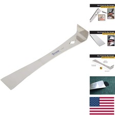 9-1/4-Inch Multi-Functional Stainless Steel Pry Bar Scraper for Home Renovation