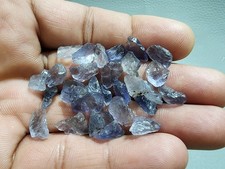 Outstanding Top Blue Iolite Raw 29 Pcs Lot Size 10-13 MM Crystal Loose Gemstone