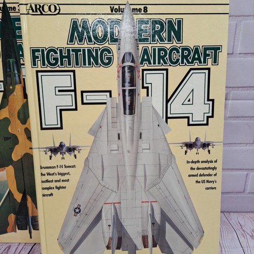 Modern Fighting Aircraft Large Size HB Books,F/A-18, F-14, F-111, 3 Books 3,7,8 - Foto 3 di 12