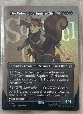 The Unbeatable Squirrel Girl (Borderless) Marvel Super Heroes Foil