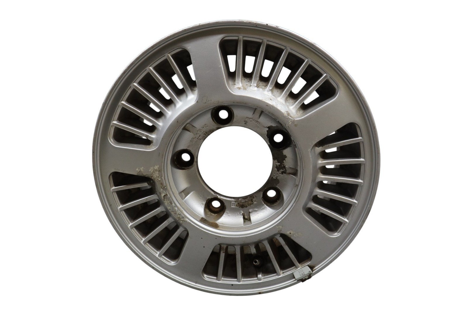 86-92 Bentley Turbo R Eight Alloy Wheel Rim 6 1/2J x 15H2 ET41 UR27500 Oem