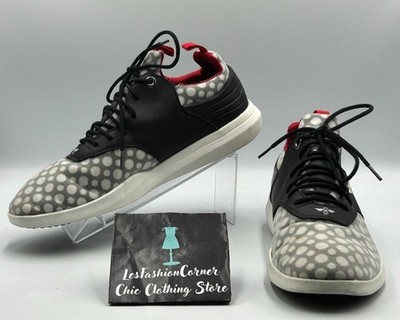 Creative Recreation Men's Black/White Deross  Polka Dot Mesh Sneakers Sz 11 3266