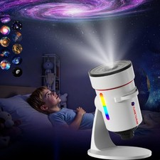 Galaxy Projector  Upgraded 4K HD Star Projector Lens, 10 Slides Ima
