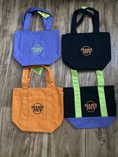 Trader Joe's Mini Halloween Canvas Tote Bag Set Of 4 Limited Edition Brand New