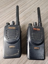 LOT OF 2 Motorola Mag One BPR40 UHF 16 Channels 2-Way Radio