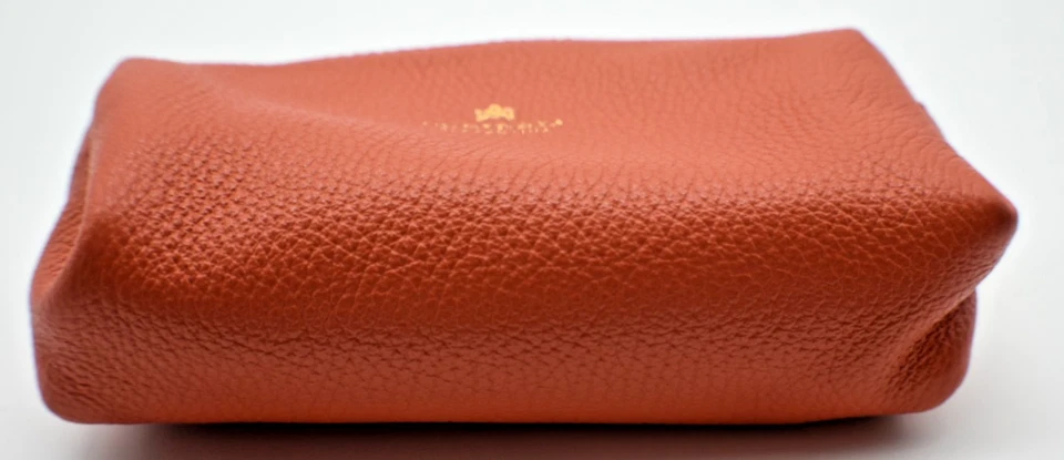 Estuche de Maquillaje Cuoieria Fiorentina Color Naranja Foto 2 de 4