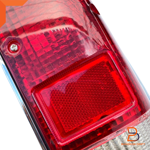 For 81-87 Chevy Luv & Isuzu Pickup P'up Rear Tail Light Lamp Set LH RH Chrome - Picture 6 of 10