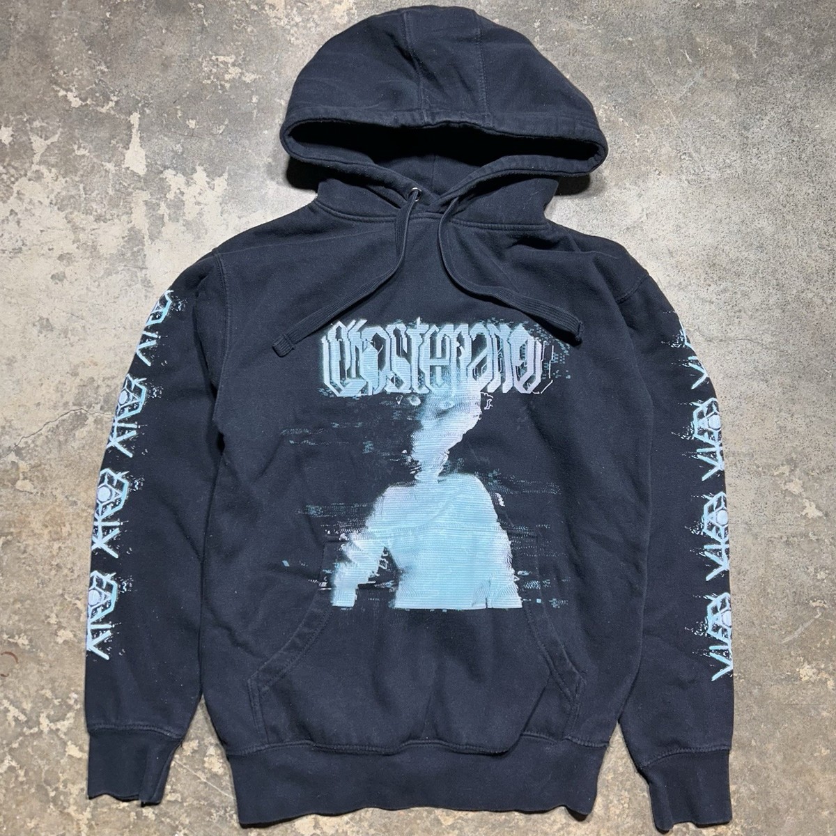 Ghostemane G59 Grey Day Tour 2023 Hoodie Small Black Concert Merch