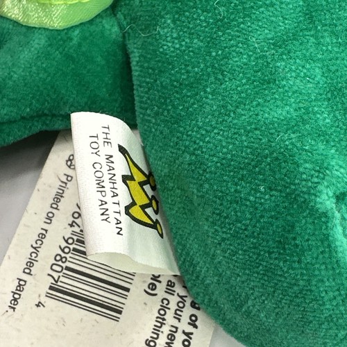 Grasshopper The Manhattan Toy Company Green Beanie Stuffie 1997 Plush You - Picture 10 of 13