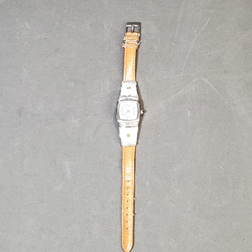 Quartz Japan Movement Stainless Steel Womens Genuine Leather Watch - Picture 5 of 9
