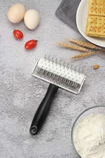 Pizza Dough Docker -  Pastry Docker Roller with Stainless Steel Spikes for Ho...