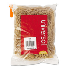 Rubber Bands, Size 19, 0.04" Gauge, Beige, 4 oz Box, 310/Pack Beige