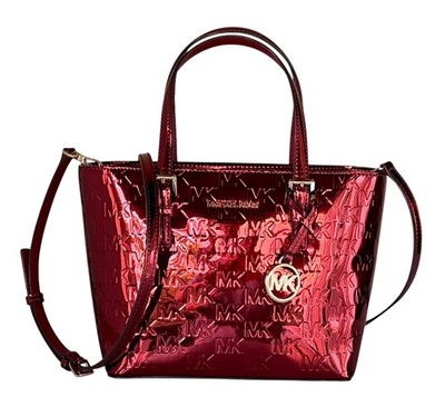 Michael Kors Jet Set Travel XS Tote Shoulder Bag MK Mirror