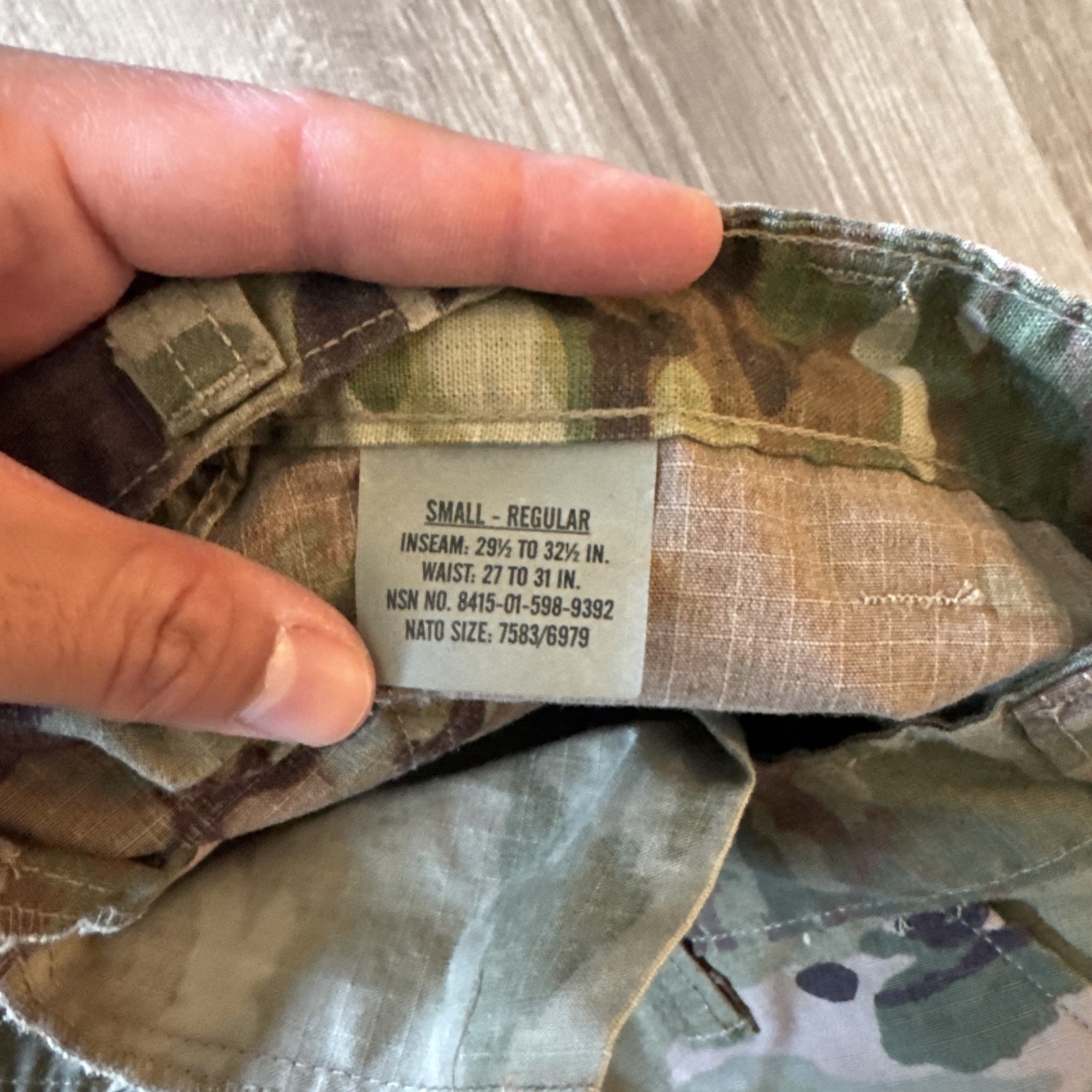 NEW Army Combat Uniform Trousers Pants FLAME RESISTANT / insect shield camo ocp