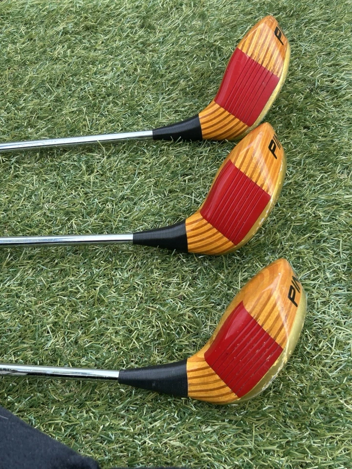 *PING ZING 1,3,5 Woods Set + Head Covers -Left Handed- Ping KTM Steel Shafts* - Image 4 of 4