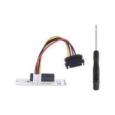 2X NGFF M.2 to PCI-E 4X Riser Card M2 Key M to PCIe X4 Adapter with LED7519