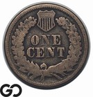 1863 Indian Head Cent Penny, Civil War Date — photo 2