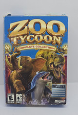 Zoo Tycoon Complete Collection PC, 2003 Big Box 2-Disc Set - Tested  Working