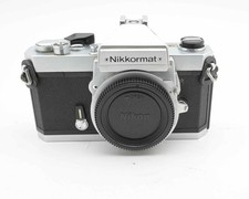 Nikon Silver Nikkormat FT2 35mm SLR Film Camera Body F Mount Cap  19992 