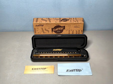 EASTTOP 16Hole 64Tone Chromatic Harmonica with Copper Comb and case Key of C