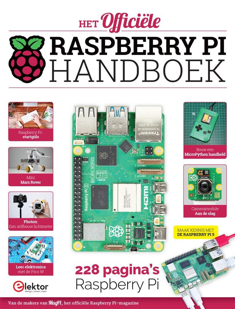 Het officiële Raspberry Pi Handboek Elektor International Media