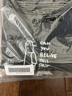 Supreme SS25 Gonz Design Piss Graphic Logo Cotton Tee Black Size