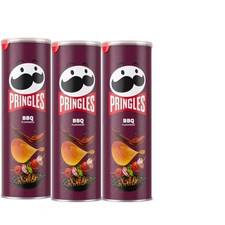 Pringles BBQ Flavored Potato Crisps, 5.5 Oz, Pack of 3