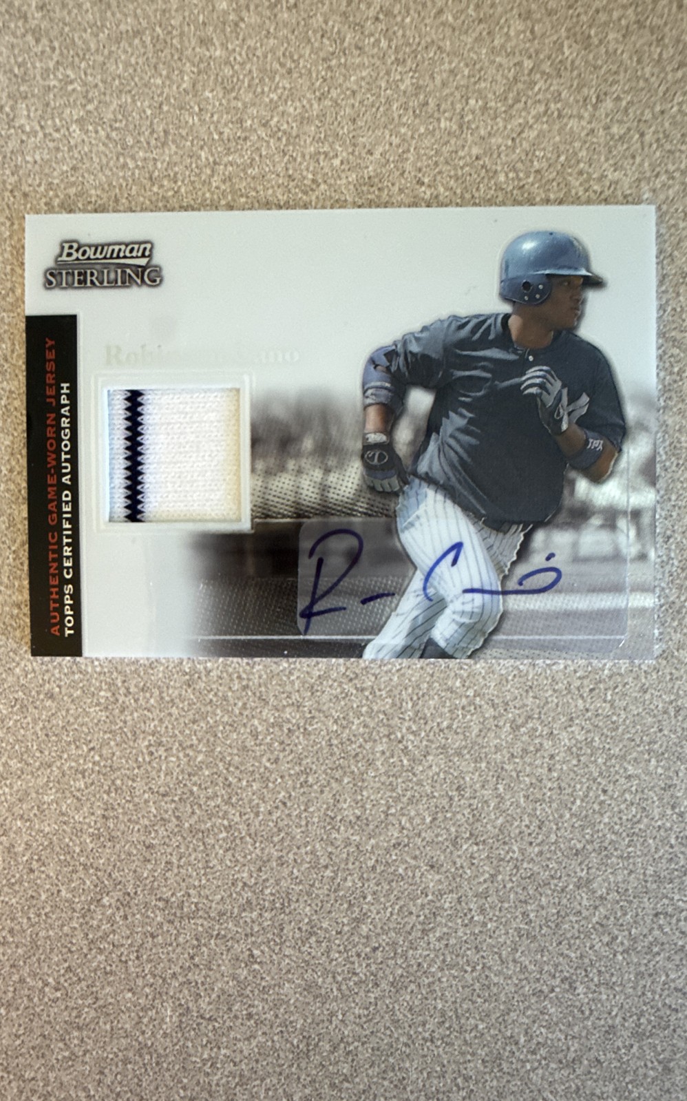 2004 Bowman Sterling Robinson Cano Auto/Jersey #BS-RC